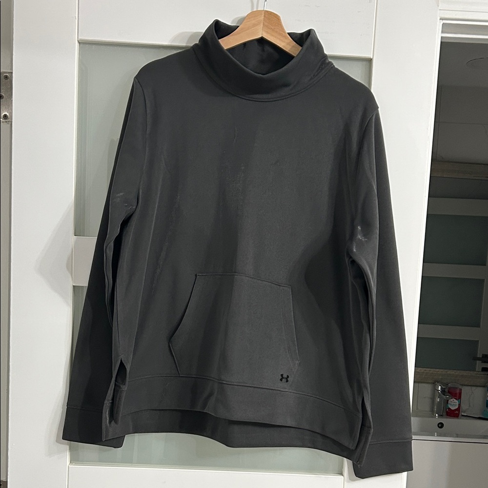 Under Armour Charcoal Gray Cowl Neck Sweatshirt